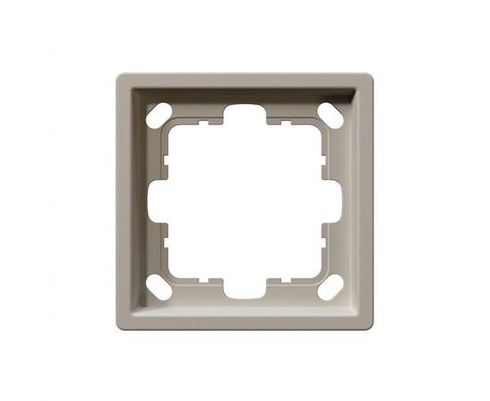 Рамка серия FD 1-постовая, цвет Сахара Jasmart FD1001SH