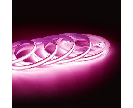 Светодиодная лента Apeyron 3м, 24В, 11Вт/м, COB, 352д/м, IP20 Розовый 186ОО