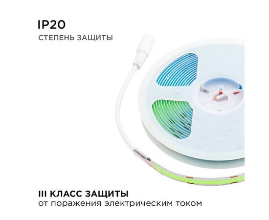 Светодиодная лента Apeyron 3м, 24В, 14Вт/м, COB, 512д/м, IP20 Зеленый 213ОО, изображение 7