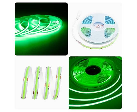 Светодиодная лента Apeyron 3м, 24В, 14Вт/м, COB, 512д/м, IP20 Зеленый 213ОО, изображение 8