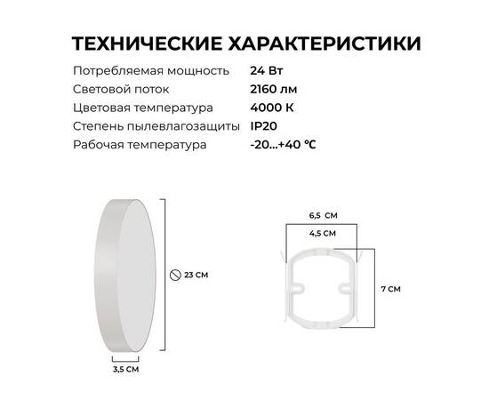 Накладной светильник Apeyron Min 18-159, изображение 12