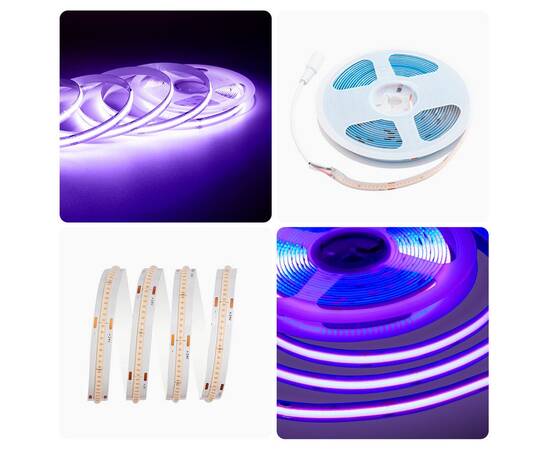 Светодиодная лента Apeyron 3м, 24В, 11Вт/м, COB, 352д/м, IP20 Фиолетовый 187ОО, изображение 8
