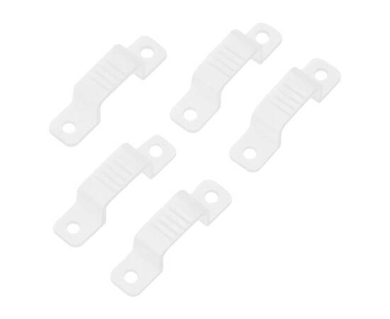 Клипса фиксирующая для светодиодной ленты SMD/COB 220В комплект 10 шт WOLTA MC10-SMD/COB-220V