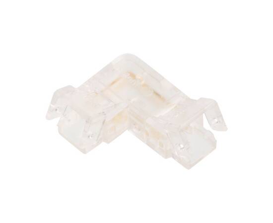 Коннектор угловой для одноцветной SMD ленты шириной 5мм, комплект 3шт WOLTA WLS-2PIN-5MM-MONO-L