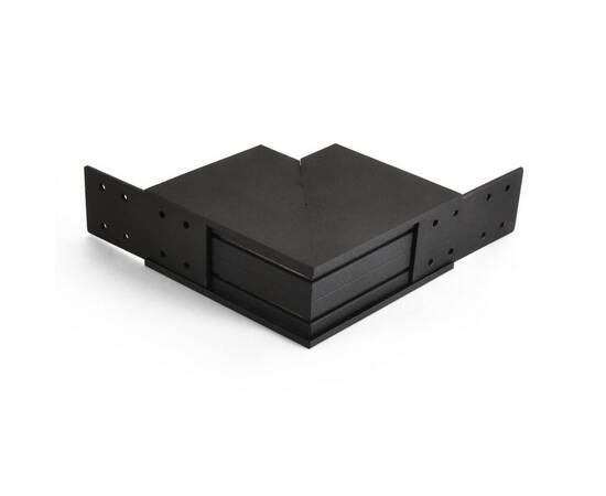 Угловой соединитель внутренний для магнитного шинопровода WOLTA WML-SIC/01B