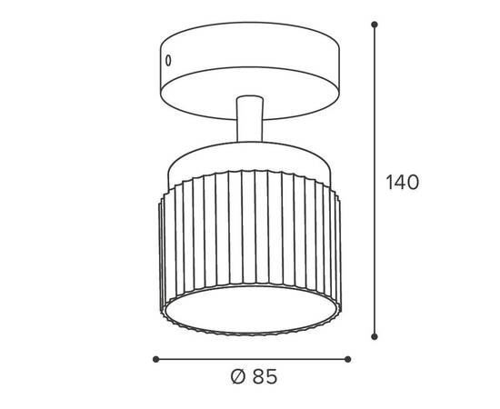 Накладной спот WOLTA Muse WSL-GX53/19BG-2, изображение 2
