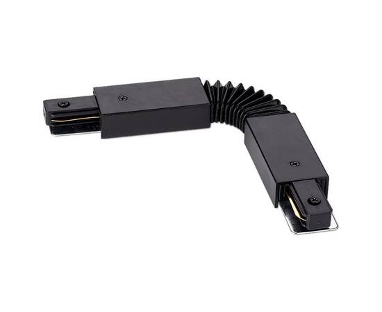 Коннектор гибкий для однофазного шинопровода WOLTA WTL-FC/01B Чёрный