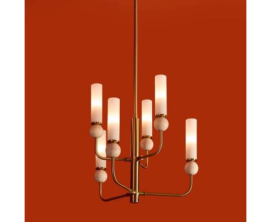 Люстра на штанге Freya Sunspot FR5482CL-06BS1, изображение 8