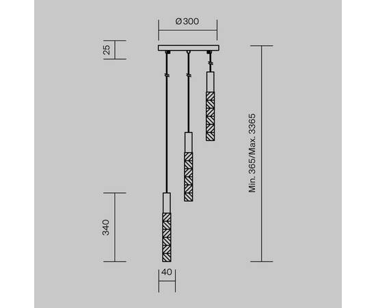 Подвесной светильник Maytoni Selemo MOD328PL-L9CH3K, изображение 2