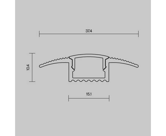 Алюминиевый профиль встраиваемый в пол Maytoni Led Strip 636022, изображение 5