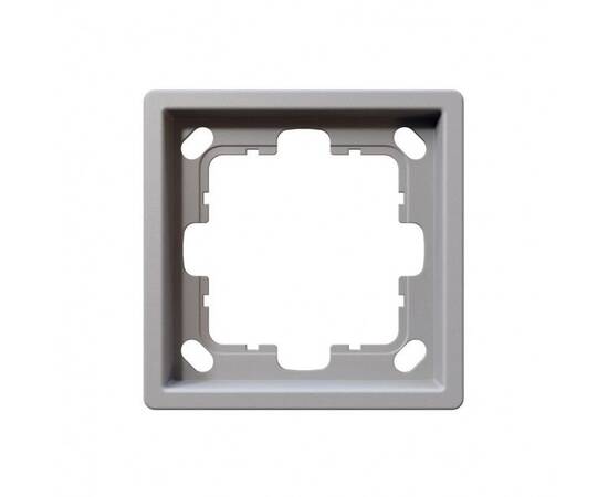 Рамка серия FD 1-постовая, цвет Белый матовый (soft touch) Jasmart FD1001PWM