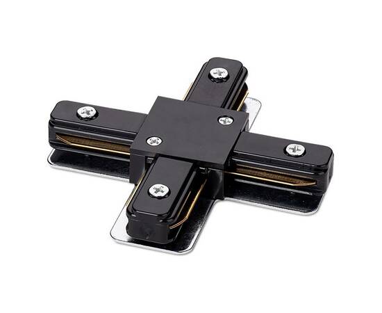 Коннектор Х-образный для однофазного шинопровода WOLTA WTL-XC/01B