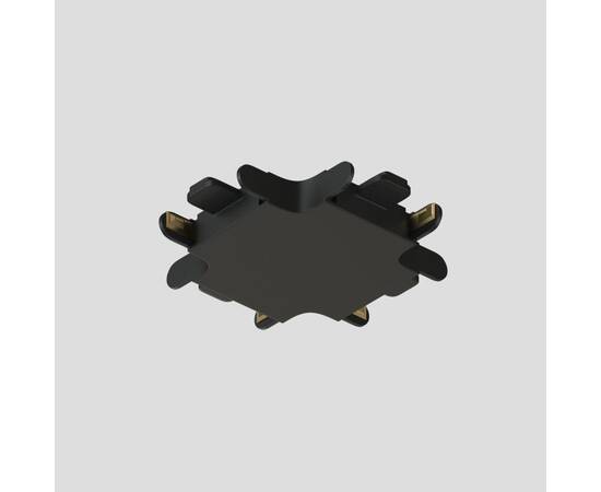 Х-коннектор для шинопровода Denkirs Air Base TR5234-BK