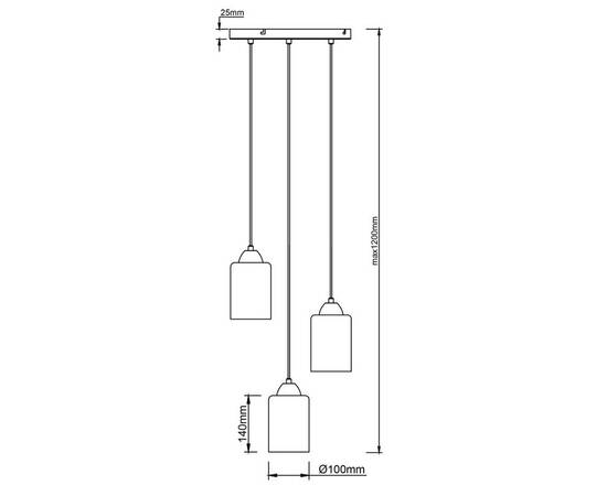 Подвесной светильник Escada 10179/3S, изображение 6
