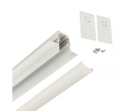 Шинопровод магнитный встраиваемый Myfar Busbar for MagLine 23 MT0202-2W, изображение 2