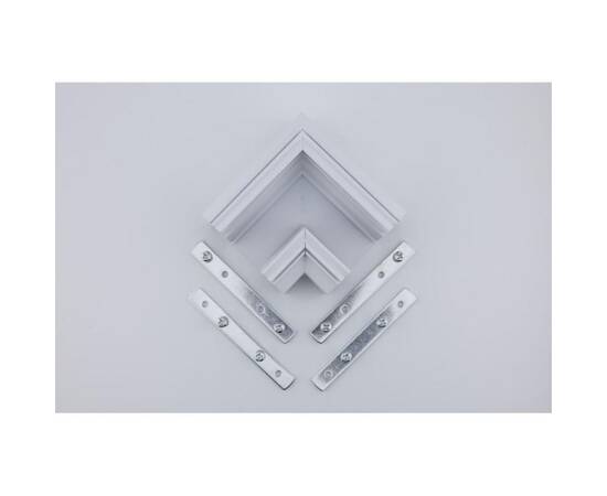 Соединитель для магнитного шинопровода угловой плоский для натяжного потолка Aployt Magnetic track 2, изображение 2