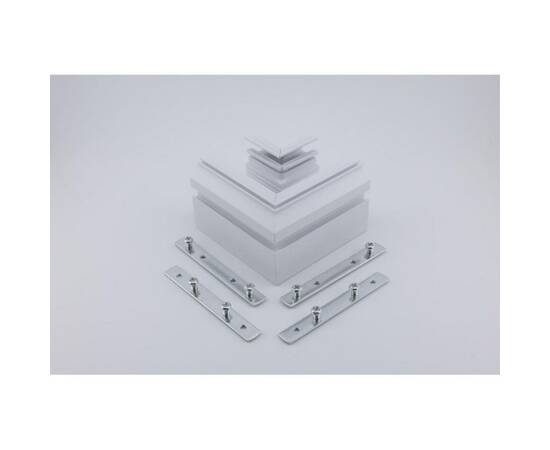 Соединитель для магнитного шинопровода угловой плоский для натяжного потолка Aployt Magnetic track 2, изображение 5