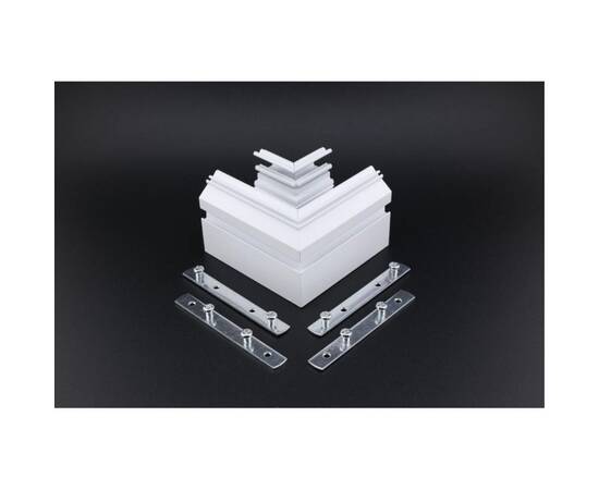 Соединитель для магнитного шинопровода угловой плоский для натяжного потолка Aployt Magnetic track 2, изображение 8