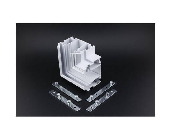 Соединитель для магнитного шинопровода угловой плоский для натяжного потолка Aployt Magnetic track 2, изображение 9