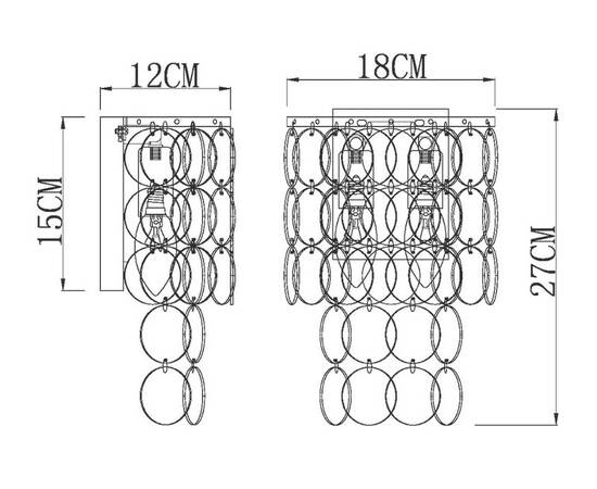 Настенный светильник Arte Lamp Pipirima A4100AP-2CC, изображение 6