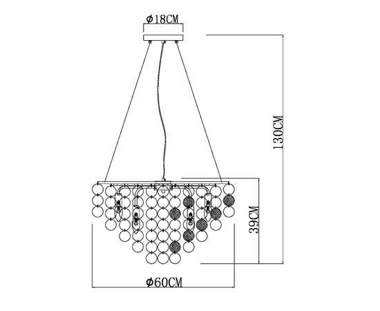 Подвесная люстра Arte Lamp Pipirima A4100LM-8CC, изображение 5