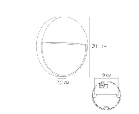 Подсветки для лестниц Arte Lamp Piazza A3521AL-1BK, изображение 3