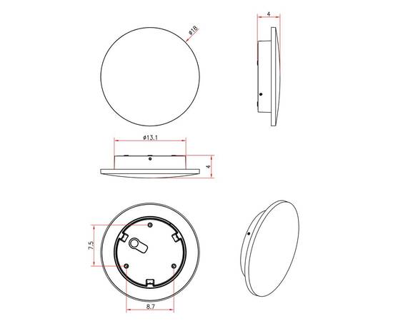 Уличный настенный светильник Arte Lamp Nimbo A1510AL-1WH, изображение 3