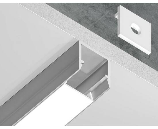 Профиль накладной для светодиодной ленты до 8мм Ambrella Light Illumination GP1650AL, изображение 4