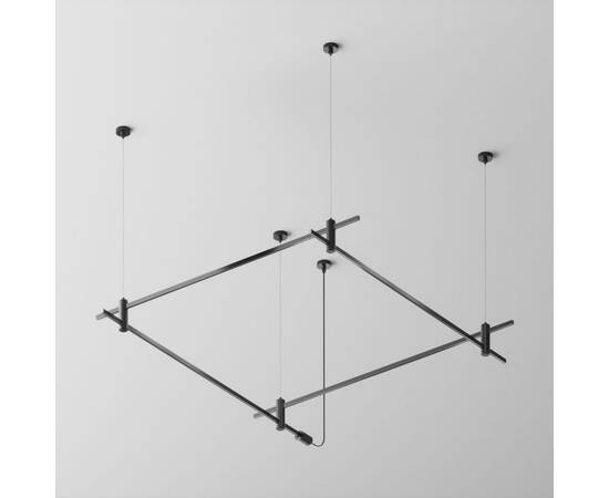 Основание квадратное двухуровневое на тросовых подвесах Hang для трековых светильников Maytoni Techn
