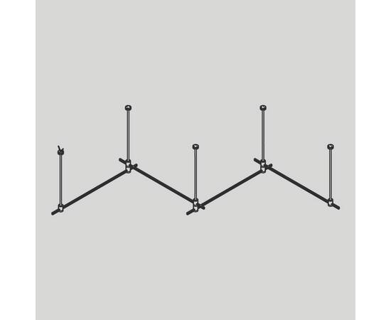Основание Long двухуровневое на жестких подвесах для трековых светильников Maytoni Technical Flarity, изображение 2