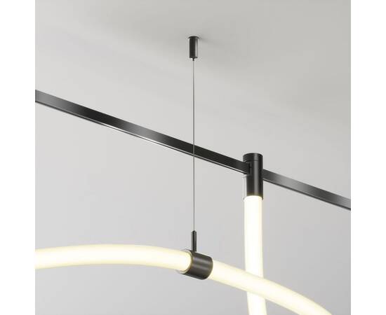 Потолочный коннектор с тросовым подвесом Maytoni Technical Tau TRA154CSW-1B, изображение 2