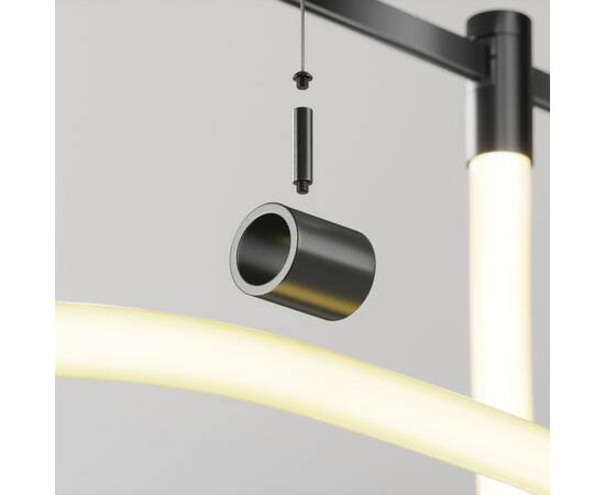 Потолочный коннектор с тросовым подвесом Maytoni Technical Tau TRA154CSW-1B, изображение 4