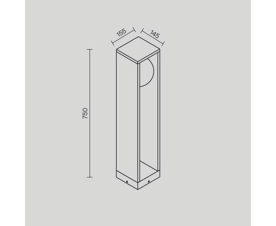 Ландшафтный светильник Maytoni Slate O483FL-L10GF3K, изображение 7