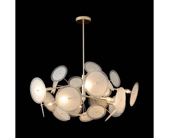 Люстра на штанге Crystal Lux DANDELION SP10 GOLD, изображение 3