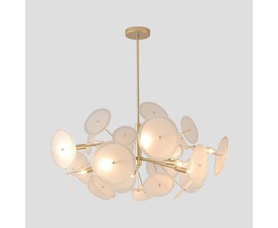 Люстра на штанге Crystal Lux DANDELION SP10 GOLD, изображение 4