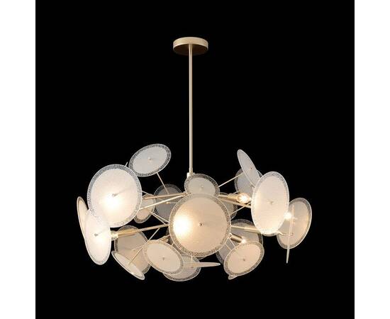 Люстра на штанге Crystal Lux DANDELION SP10 GOLD, изображение 8