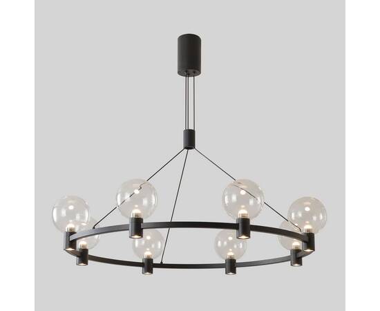 Подвесная люстра Crystal Lux DUET SP56W LED BLACK, изображение 3