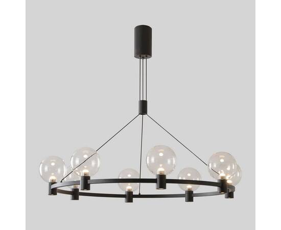 Подвесная люстра Crystal Lux DUET SP56W LED BLACK, изображение 6