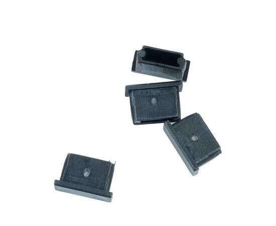 Заглушка без отверстия для профиля CAB251, LD376 (комплект 4шт) Feron LD241 52095, изображение 5
