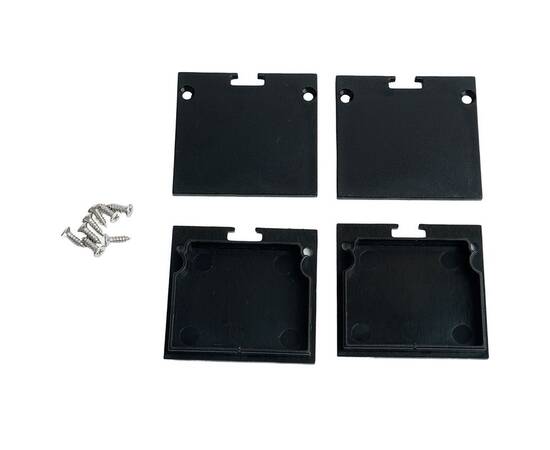 Заглушка без отверстия для профиля CAB268, LD367 (комплект 4шт) Feron LD237 52091, изображение 5