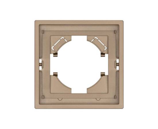 Рамка пластиковая на 1 пост Arlight FRM-TENDO-PL-1-GD 053838, изображение 2