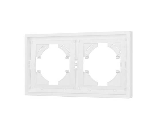 Рамка пластиковая на 2 поста Arlight FRM-TENDO-PL-2-WH 053839