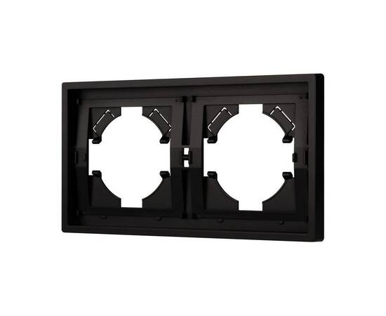 Рамка пластиковая на 2 поста Arlight FRM-TENDO-PL-2-BK 053840