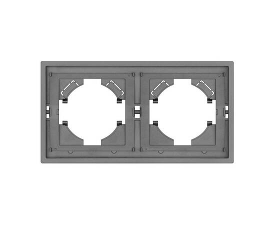 Рамка пластиковая на 2 поста Arlight FRM-TENDO-PL-2-GR 053841, изображение 2