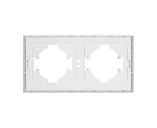 Рамка пластиковая на 2 поста Arlight FRM-TENDO-PL-2-GD 053842, изображение 2