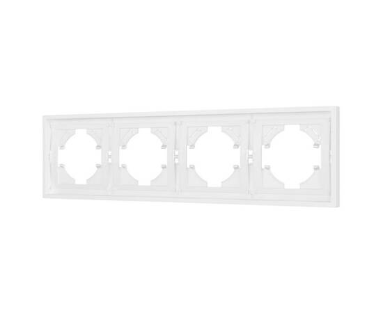Рамка пластиковая на 4 поста Arlight FRM-TENDO-PL-4-WH 053847