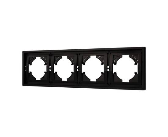 Рамка пластиковая на 4 поста Arlight FRM-TENDO-PL-4-BK 053848