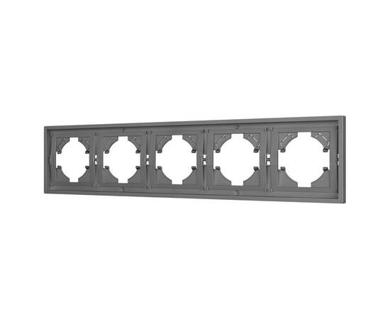 Рамка пластиковая на 5 постов Arlight FRM-TENDO-PL-5-GR 053853