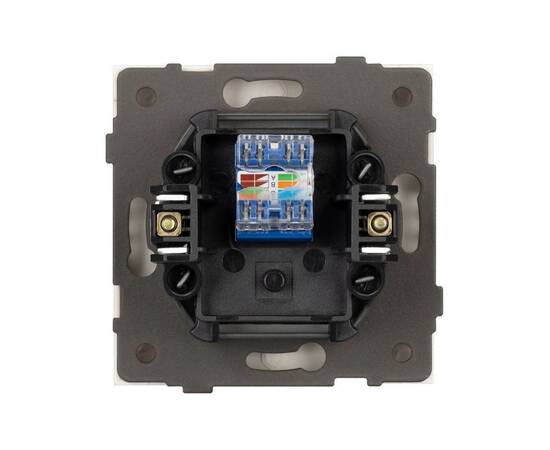 Механизм компьютерной розетки Arlight SCT-TENDO-MPC1-PL-WH (RJ-45, CAT6) 054098, изображение 2