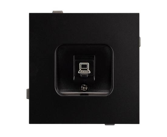 Механизм компьютерной розетки Arlight SCT-TENDO-MPC1-PL-BK (RJ-45, CAT6) 054104, изображение 3